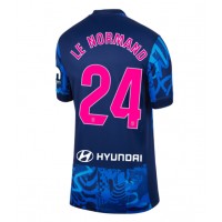 Camiseta Atletico Madrid Robin Le Normand #24 Tercera Equipación Replica 2024-25 para mujer mangas cortas